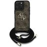 Etui Guess 4G Big Logo Cord Stap Crossbody do iPhone 16 Pro brązowy na NearMe.pl