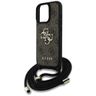 Etui Guess 4G Big Logo Cord Stap Crossbody do iPhone 16 Pro brązowy na NearMe.pl