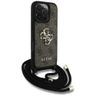 Etui Guess 4G Big Logo Cord Stap         Crossbody do iPhone 16 Pro Max brązowy na NearMe.pl