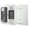 Etui Guess 4G Stripes z portfelem Magsafe do iPhone 16 Pro Max czarny na NearMe.pl