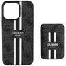 Etui Guess 4G Stripes z portfelem Magsafe do iPhone 16 Pro Max czarny na NearMe.pl