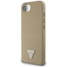 Etui Guess Grained Triangle MagSafe do   iPhone 16e / 17e brązowy na NearMe.pl