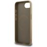 Etui Guess Grained Triangle MagSafe do   iPhone 16e / 17e brązowy na NearMe.pl