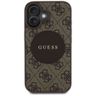 Etui Guess 4G Circle Classic Logo        MagSafe do iPhone 16 brązowy na NearMe.pl