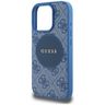 Etui Guess 4G Circle Classic Logo        MagSafe do iPhone 16 Pro niebieski na NearMe.pl