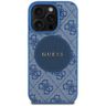 Etui Guess 4G Circle Classic Logo        MagSafe do iPhone 16 Pro Max niebieski na NearMe.pl