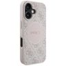 Etui Guess 4G Circle Classic Logo        MagSafe do iPhone 16 różowy na NearMe.pl