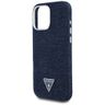 Etui Guess Denim Triangle Logo MagSafe   do iPhone 16 Pro niebieski na NearMe.pl