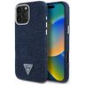 Etui Guess Denim Triangle Logo MagSafe   do iPhone 16 Pro Max niebieski na NearMe.pl