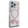 Etui Guess Resin Flowers MagSafe do iPhone 16 Pro Max różowy na NearMe.pl