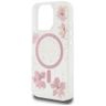 Etui Guess Resin Flowers MagSafe do iPhone 16 Pro Max różowy na NearMe.pl