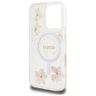 Etui Guess Resin Flowers MagSafe do iPhone 16 Pro Max różowy na NearMe.pl