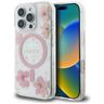 Etui Guess Resin Flowers MagSafe do iPhone 16 Pro Max różowy na NearMe.pl