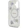 Etui Guess Resin Flowers Glitter MagSafe do iPhone 16 fioletowy na NearMe.pl