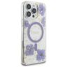 Etui Guess Resin Flowers MagSafe do      iPhone 16 Pro Max fioletowy na NearMe.pl