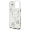 Etui Guess Resin Flowers MagSafe do      iPhone 16 Pro Max fioletowy na NearMe.pl