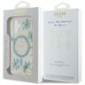 Etui Guess Resin Flowers Glitter MagSafe do iPhone 16 turkusowy na NearMe.pl