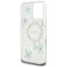Etui Guess Resin Flowers Glitter MagSafe do iPhone 16 Pro Max turkusowy na NearMe.pl