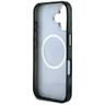 Etui Guess IML Metal Glitter 4G Circle   Triangle MagSafe do iPhone 16 czarny na NearMe.pl