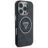 Etui Guess IML Metal Glitter 4G Circle   Triangle MagSafe do iPhone 16 Pro Max czarny na NearMe.pl