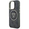 Etui Guess IML Metal Glitter 4G Circle   Triangle MagSafe do iPhone 16 Pro Max czarny na NearMe.pl