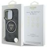 Etui Guess IML Metal Glitter 4G Circle   Triangle MagSafe do iPhone 16 Pro Max czarny na NearMe.pl