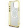 Etui Guess IML Metal Glitter 4G Circle   Triangle MagSafe do iPhone 16 Pro brązowy na NearMe.pl