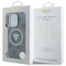 Etui Guess IML Metal Glitter 4G Circle   Triangle MagSafe do iPhone 16 Pro Max niebieski na NearMe.pl