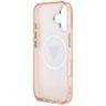 Etui Guess IML Metal Glitter 4G Circle   Triangle MagSafe do iPhone 16 różowy na NearMe.pl
