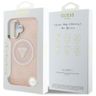 Etui Guess IML Metal Glitter 4G Circle   Triangle MagSafe do iPhone 16 różowy na NearMe.pl