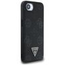 Etui Guess Grained Hot Stamp Peony       Triangle Logo MagSafe do iPhone 16e / 17e czarny na NearMe.pl