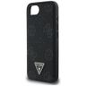 Etui Guess Grained Hot Stamp Peony       Triangle Logo MagSafe do iPhone 16e / 17e czarny na NearMe.pl
