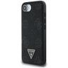 Etui Guess Grained Hot Stamp Peony       Triangle Logo MagSafe do iPhone 16e / 17e czarny na NearMe.pl