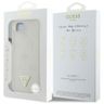 Etui Guess Grained Hot Stamp Peony       Triangle Logo MagSafe do iPhone 16e / 17e beżowy na NearMe.pl