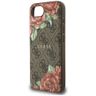 Etui Guess 4G Flowers Print MagSafe do   iPhone 16e / 17e brązowy na NearMe.pl