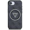 Etui Guess IML Metal Glitter 4G Circle   Triangle MagSafe do iPhone 16e / 17e czarny na NearMe.pl