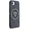Etui Guess IML Metal Glitter 4G Circle   Triangle MagSafe do iPhone 16e / 17e czarny na NearMe.pl