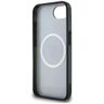 Etui Guess IML Metal Glitter 4G Circle   Triangle MagSafe do iPhone 16e / 17e czarny na NearMe.pl