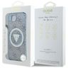 Etui Guess IML Metal Glitter 4G Circle   Triangle MagSafe do iPhone 16e / 17e niebieski na NearMe.pl