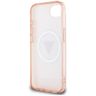 Etui Guess IML Metal Glitter 4G Circle   Triangle MagSafe do iPhone 16e / 17e różowy na NearMe.pl