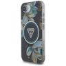 Etui Guess IML Metal Glitter Flowers     Triangle MagSafe do iPhone 16e / 17e czarny na NearMe.pl