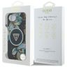 Etui Guess IML Metal Glitter Flowers     Triangle MagSafe do iPhone 16e / 17e czarny na NearMe.pl