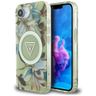 Etui Guess IML Metal Glitter Flowers     Triangle MagSafe do iPhone 16e / 17e zielony na NearMe.pl