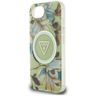 Etui Guess IML Metal Glitter Flowers     Triangle MagSafe do iPhone 16e / 17e zielony na NearMe.pl