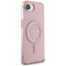 Etui Guess IML Glitter Circle MagSafe do iPhone 16e / 17e różowy na NearMe.pl
