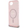 Etui Guess IML Glitter Circle MagSafe do iPhone 16e / 17e różowy na NearMe.pl