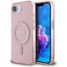 Etui Guess IML Glitter Circle MagSafe do iPhone 16e / 17e różowy na NearMe.pl