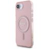 Etui Guess IML Glitter Circle MagSafe do iPhone 16e / 17e różowy na NearMe.pl