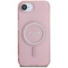 Etui Guess IML Glitter Circle MagSafe do iPhone 16e / 17e różowy na NearMe.pl