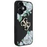 Etui Guess Grained Roses Big 4G logo do  iPhone 16 czarny na NearMe.pl